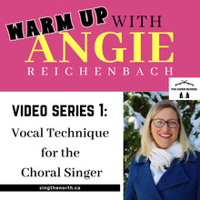 Cargar imagen en el visor de la galería, Warm-up with Angie 1 - Vocal Technique for the Choral Singer
