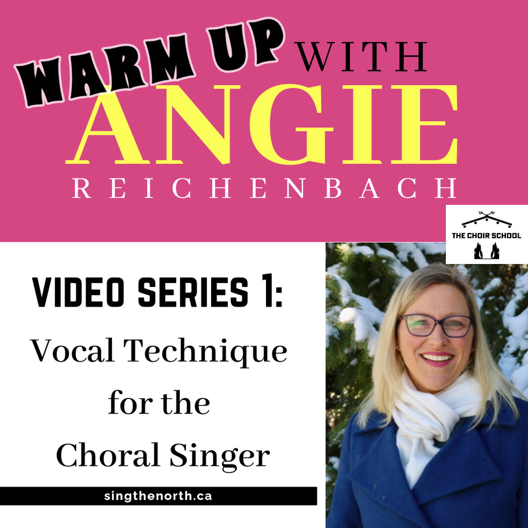 Warm-up with Angie 1 - Vocal Technique for the Choral Singer